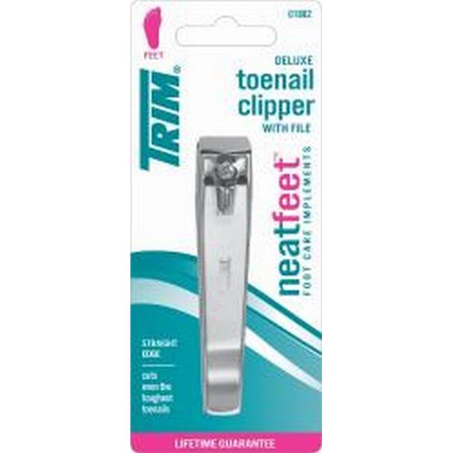 Trim Straight Edge Toenail Clipper with File