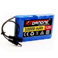 thumbnail image 3 of New Portable Super 12v 30000mah Rechargeable Lithium Ion Battery Pack Capacity Dc 12.6v 30ah Cctv Camera Monitor + Chargerue - KeJ, 3 of 3