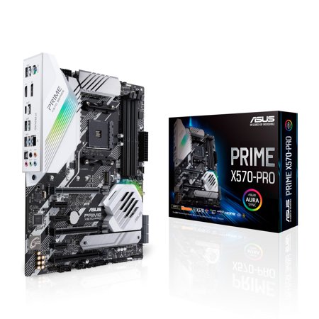 ASUS Prime X570-Pro AM4 Zen 3 Ryzen 5000 & 3rd Gen Ryzen ATX Motherboard with PCIe Gen4, Dual M.2 HDMI, SATA 6GB/s USB 3.2 Gen 2 ATX Motherboard