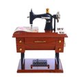 thumbnail image 1 of Sylvamorning Sewing Machine Vintage Music Box Birthday Gift, 1 of 8