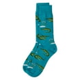 thumbnail image 6 of MeMoi Men's Alligators Bamboo Crew Socks - Mens - Male, 10-13, Black, 6 of 6