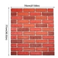thumbnail image 2 of New PE Foam 3D DIY Wall Decor Embossed Brick Stone Color tile splicing, 2 of 2