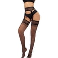 thumbnail image 1 of Vente de Liquidation 2025 sous-Vêtements Liquidation Bas Femmes Dentelle Résille Résille Transparente Bas Résille Liquidation Collants Noirs Bas sous-Vêtements Filet, 1 of 9