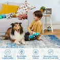 thumbnail image 7 of Haperlare Modern Rugs for Living Room Abstract Washable Area Rugs Non Shedding Low Pile Soft Rugs for Bedroom Grey Blue Oil Painting Throw Carpet,8'x10', 7 of 7