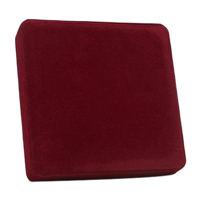 Caja para collar de Perlas Sunnimix Embalaje Portátil Corazón interior rojo