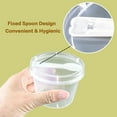 thumbnail image 2 of missunny-25 Pack 8 Oz Plastic Dessert Cups With Lids And Spoons, Round Dessert Containers Suitable for Yogurt, Pudding, Jello, Milkshake, Fruit Cups, Clear Parfait Cups with Lids For All Party, 2 of 5
