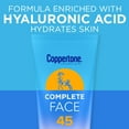 thumbnail image 4 of Coppertone Complete Face Sunscreen Lotion SPF 45, 2.5 fl oz Tube, 4 of 14