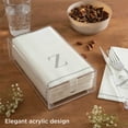 thumbnail image 3 of Luxe Party Acrylic Guest Napkin Holder in Clear, 2.44" x 8.74" x 5", 3 of 6