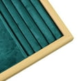 thumbnail image 6 of yotijay Jewelry Display Tray Elegant Jewelry Holder for Rings Body Jewelry Necklaces Dark Green, 6 of 9