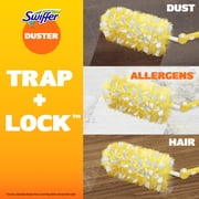 Swiffer Duster Kit, Heavy Duty 3 ft Extendable, 1 Handle + 3 Refills, Unscented