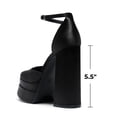 thumbnail image 3 of BURUDANI Women's High Chunky Platform Closed Toe Block Heels Square Toe Ankle Strap Dress Wedding Party Pumps Shoes AURELIA, 3 of 5
