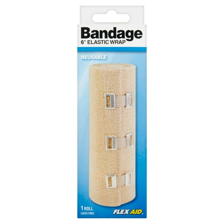 Flex Aid 6" Elastic Wrap Bandage