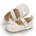 thumbnail image 4 of 5 Colors Infant Kids Girls Princess Shoes Color Bowknot Footwear Walking Shoes Outfits 0-18M, 4 of 7