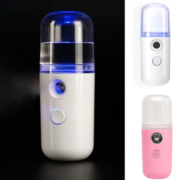 Walbest Nano Facial Mister, Cool Mist Facial Steamer Handy Mist Sprayer for Face Moisturizing & Hydrating, Mini USB Rechargeable Nano Mister Face Humidifier Atomizer for Travel for Anti-aging Skincare