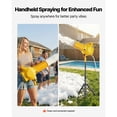 thumbnail image 3 of KFFKFF Foam Machine, Handheld Spray Foam Cannon Party Machine, Bubble Cannon with Fan & Triangular Structure, Dense Foams Maker, Continuous Foams Output, 3 of 9