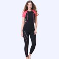 thumbnail image 3 of Pantalones de traje de neopreno de neopreno UV-Protección contra la protección contra los adultos Buceo de buceo para el buceo Natación Snorkeling Scuba Spaning Surfing Mujer Red XS 1.5mm kenally OD003700-07, 3 of 7