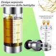 thumbnail image 3 of Botella pulverizadora de aceite de doble boquilla, botella multifuncional de aceite y vinagre, pulverizador de aceite para cocina, barbacoa, pastelería, Picnic, ensalada kaili Sencillez, 3 of 4