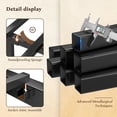 thumbnail image 3 of Full Metal Bed Frame with LED Light,Headboard & Footboard,Under Bed Storage,Noise-Free Design,Easy Assembly,No Box Spring Needed, Black, 3 of 7