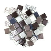 Mosaic Mercantile Patchwork Tiles - Heather Purple/Grey, 6 oz