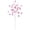 Pink, variant on Crystal Christmas Tree Picks, 1 Pack 13inch Gold Acrylic Branch Stems with Decorative Berries, Christmas Picks for Tree, Wreath, Garland, Centerpiece and Vase Decor