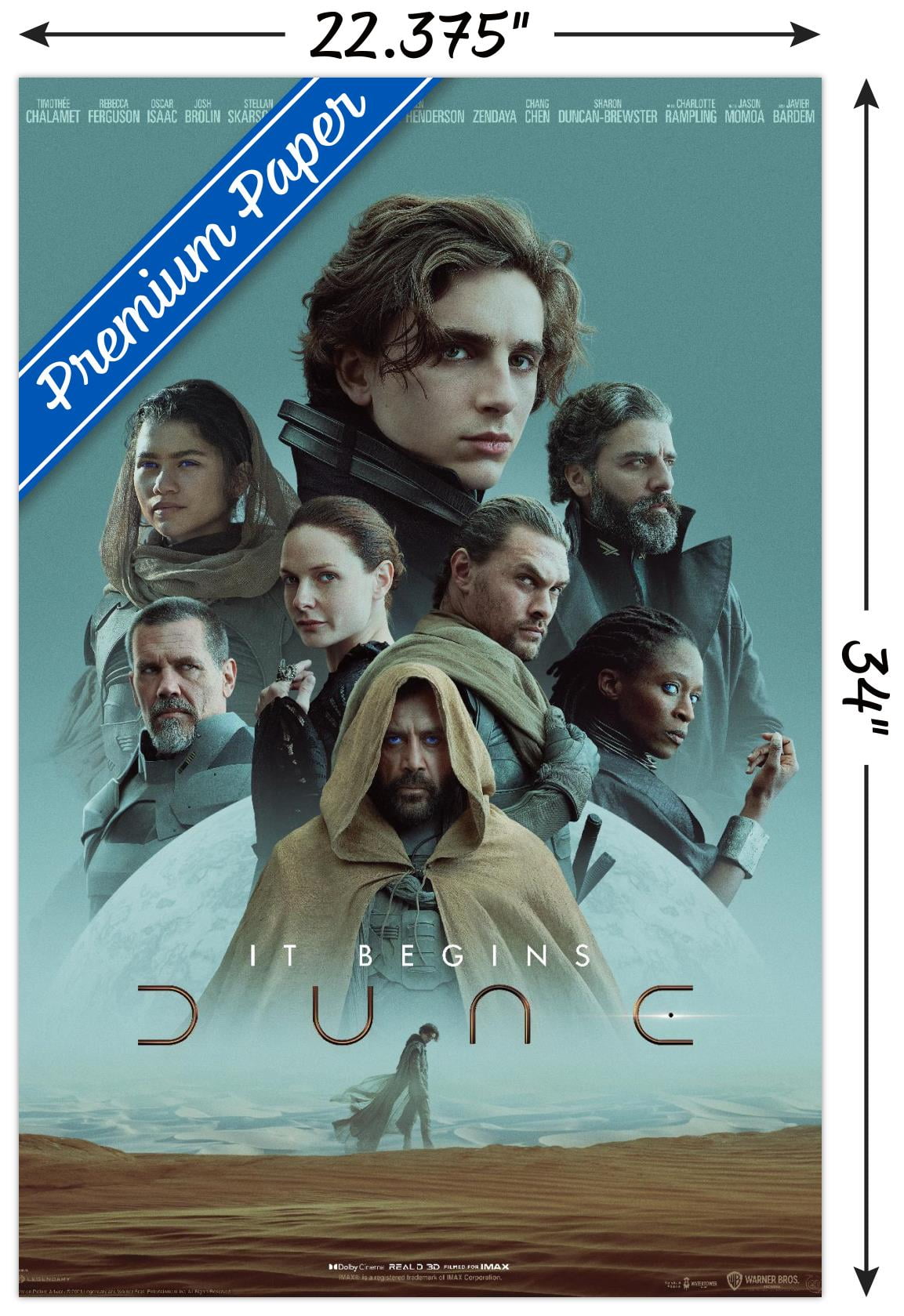 Dune - Part 1 Wall Poster, 22.375" x 34"