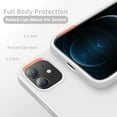 thumbnail image 3 of Designed for iPhone 12 Case, Designed for iPhone 12 Pro Case, Silicone Shockproof Phone Case with [Soft Anti-Scratch Microfiber Lining] 6.1 inch, White, 3 of 14