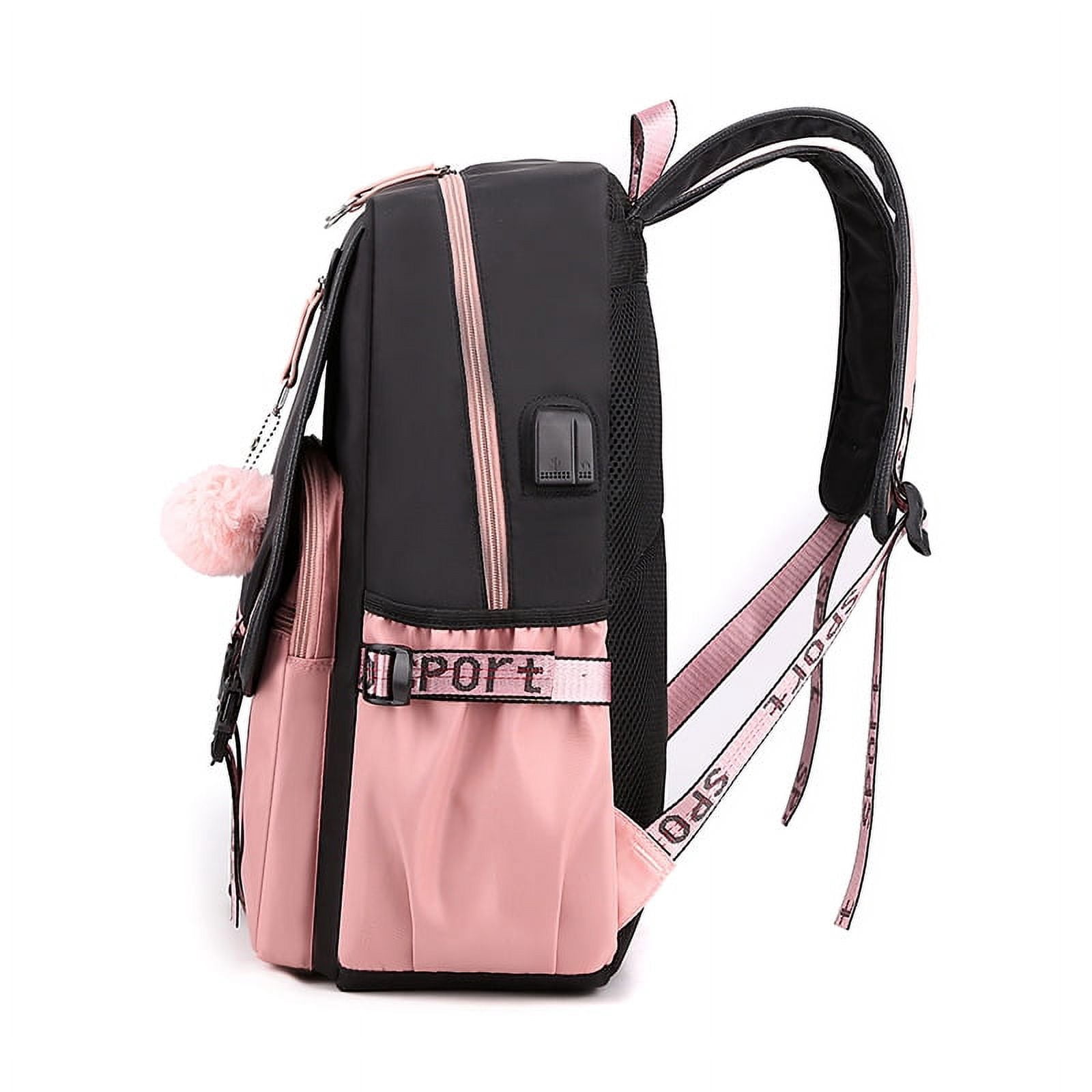 Stitch School Bag,Stitch Backpack Student School Bag, Usb Charging Bag Computer Bag,Thickened Large Capacity Travel Bag,Back to School Backpack Schoolbag,Cute Casual Travel  Bookbag