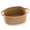 Brown, variant on NexTone Cute Woven Storage Basket with Handle, Baskets for Gifts Empty, Gift Baskets for Mothers Day Birthday Baby Shower Raffle Burr Fundraiser Teacher, Decorative Organizer Box for Home Refresh