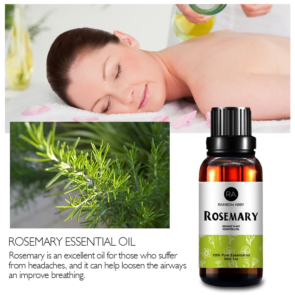 Rosemary Essential Oil  100% Pure Rosemary Oil for Aromatherapy - Lamie  Wellness
