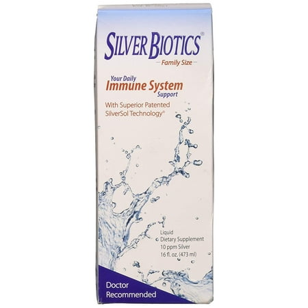 Biotech Labs - Silver Biotics Immune System Support 16oz American Biotech Labs - 16 Ounce (Pack of 1)