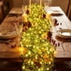 thumbnail image 5 of Guirnalda de luces LED navideñas de ratán de 78,7 pulgadas, flexibles, de plástico verde, funciona con pilas, decorativas para árboles, paredes, ventanas, fiestas, bodas y decoración navideña., 5 of 9