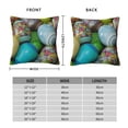 thumbnail image 6 of Wukai Easter Egg1 Premium Polyester Fleece Pillow Covers with Hidden Zipper Closure,Luxuriously Soft and Durable-22"x22", 6 of 7