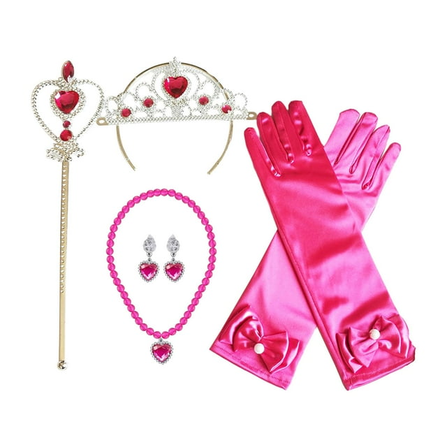 Conjunto de Accesorios para Disfraz de Princesa Fernando Cosplay Rojo