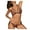 Black, variant on Aayomet Bathing Suits For Women Swimwear Bikini Waist Print Hight Fashion Women Swimsuit Set Padded Push Up Swimwears Tankinis,Brown S