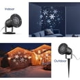 thumbnail image 3 of LED Christmas Projection Light Snowflake Pattern Metal Shell IP65 Waterproof, 3 of 6