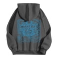thumbnail image 5 of Juosiy Women Oversize Solid Color Hoodie Casual Loose Cute Graphic Printed Long Sleeve Sweatshirt, 5 of 7