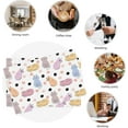 thumbnail image 6 of Cats Placemats Set of 6, Funny Cats Place Mats Table Mats for Kitchen Dining Table Kitchen Decor Linen 12x18 Inch, 6 of 6