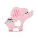 thumbnail image 1 of Dientes de bebé de silicona, juguetes sensoriales para masticar, juguete suave y eficaz para aliviar el dolor de dientes de bebé, sin BPA, apto para congelador, silicona de grado alimenticio (elefant JAMW Sencillez, 1 of 5