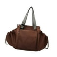 thumbnail image 3 of Mochila organizadora transformable para mujer, bolso de hombro para deportes de primavera Marrón, 3 of 9