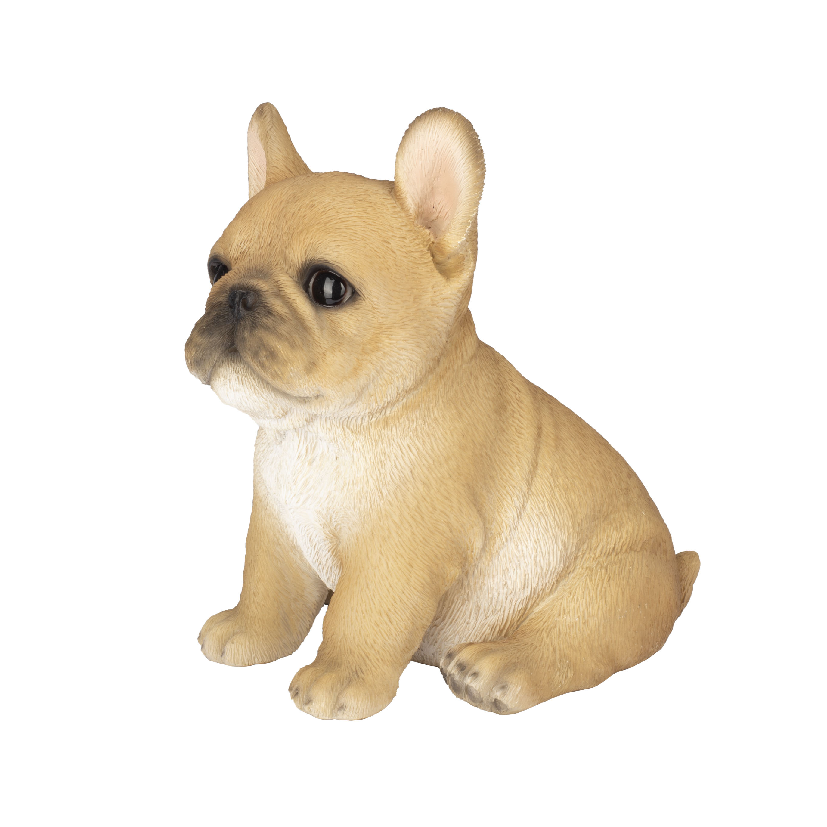 SOREAL Brown French Bulldog Decorative Puppy Figurine for Home & Garden Décor, Handpainted Polyresin Dog Statue, Realistic Design | Gift for Dog Lovers | Weather-Resistant Indoor/Outdoor Decor