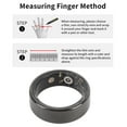 thumbnail image 3 of Smart Smart Ring Fitness Tracker Stainless Steel IP68 Water Resistant  Step Counter Smart Health Ring with Multiple Sports Modes for Men Women, 3 of 7