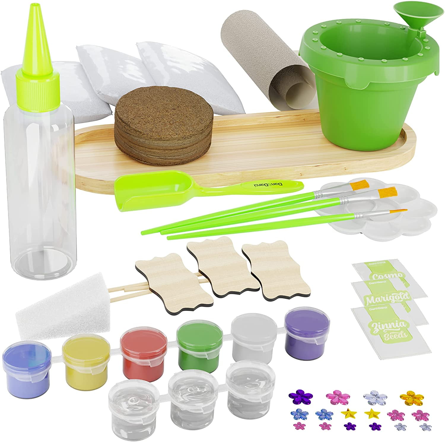 Cast, Paint & Plant Kit for Kids & Teens - Birthday Gift Ideas for Girls & Boys Age 8-14 Year Old Tween Girl Christmas - STEM Teenage Crafts Gifts Kits, Fun DIY Art Teen Projects - Casting & Gardening