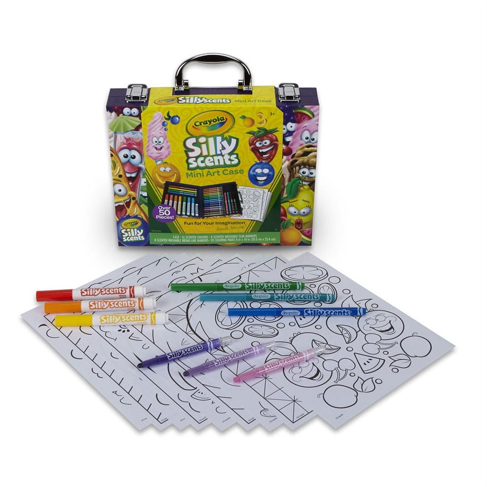 Crayola® Silly Scents Mini Inspiration Art Case Coloring Set, Pack Of 52