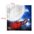 thumbnail image 4 of Cortinas de ventana con aislamiento opaco Sunnimix Cortina plisada de navidad, 4 of 5