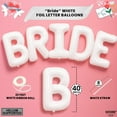thumbnail image 2 of , Giant Bride Balloons White - 40 Inch | Bachelorette Party Decorations | White Bride Balloon for Bridal Shower Decorations | Bridal Shower Balloon | Bachelorette Balloons, 2 of 9