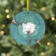 thumbnail image 3 of CafePress - Vintage Antarctica Map - Acrylic Circle Christmas Ornament, 3 of 4