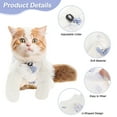 thumbnail image 3 of Unique Bargains Cat Recovery Suit Soft Breathable Cat Surgeries Suit Cat Onesie for Cats After Surgeries Prevents Licking Wounds M White 1Pcs, 3 of 7