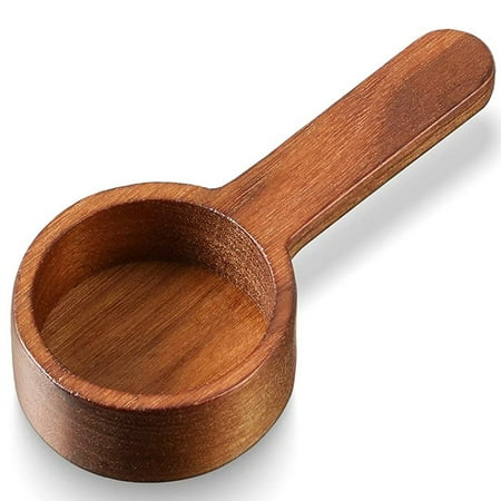 

Wooden Measuring Coffee Scoop Set Ground Coffee Coffee Spoon in Walnut Wood Wooden Measuring Tablespoon for Coffee Beans Ground Beans Protein Powder Spices Tea (9.8*4.6CM)