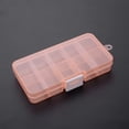 thumbnail image 4 of New Cells Colorful Portable Jewelry Tool Storage Box Container Electronic Parts Screw Beads Organizer Plastic Case Orange, 4 of 6