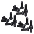 thumbnail image 2 of Pan Machine  Fastener 50pcs DIN 7985 Steel Pan Head Machine Screw Fully Threaded Black Zinc Plated  Fastener, 2 of 8